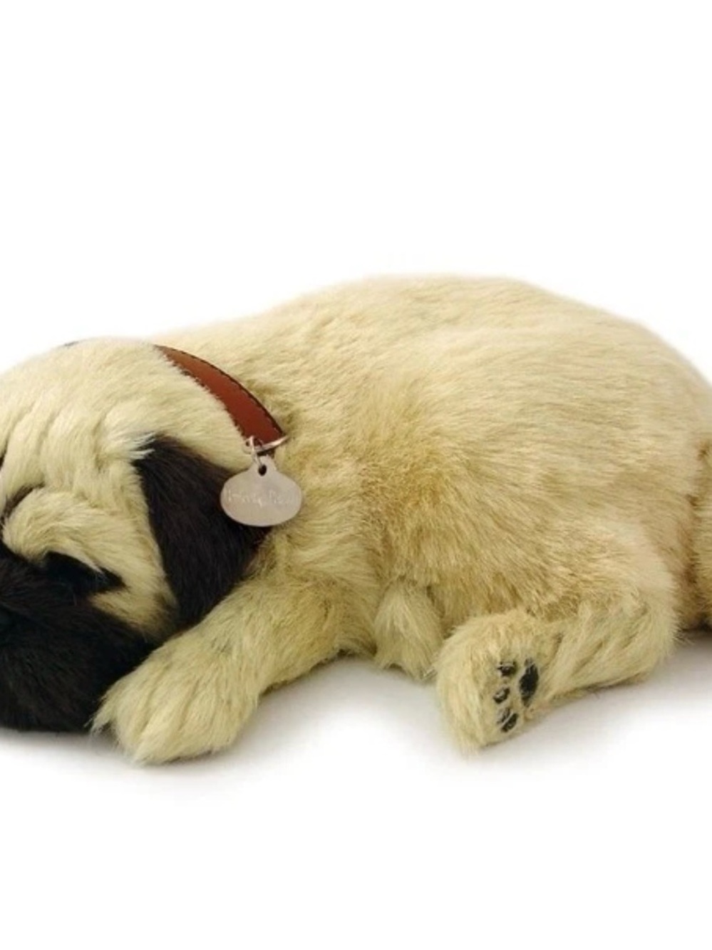 PERFECT PETZZZ Huggable PUG Breathing Dog Realistic Pup Sleeping Baby Companion
